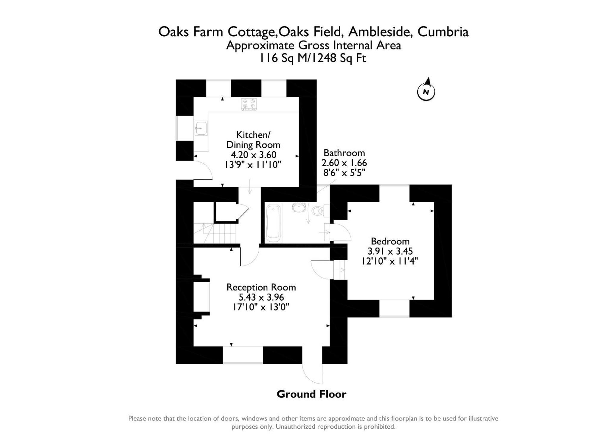 1 Oaks Farm Cottages Ambleside Zewnętrze zdjęcie